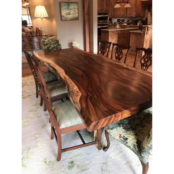 Wooden Dining Table Walnut Wood - 0054