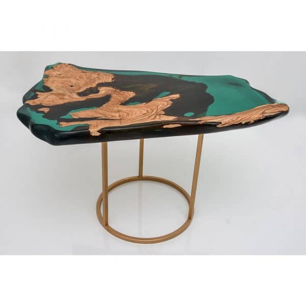 Epoxy Coffee Table Green Design - 1462