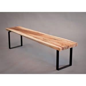 Wood Bench Walnut Wood - 5002