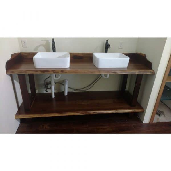 Wood Sink Walnut Wood - 0072
