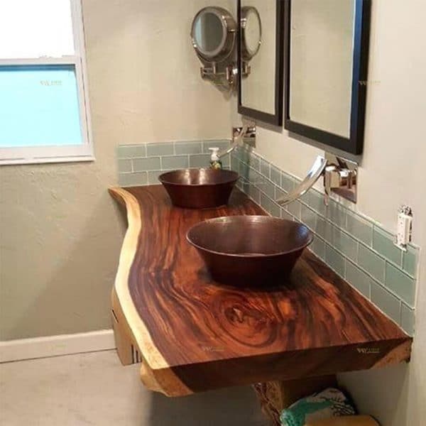 Wood Sink Walnut Wood – 0078