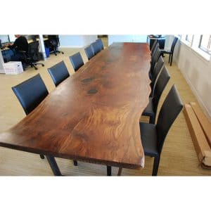 Kütük Toplantı Masası Ceviz Ağacı – 3000