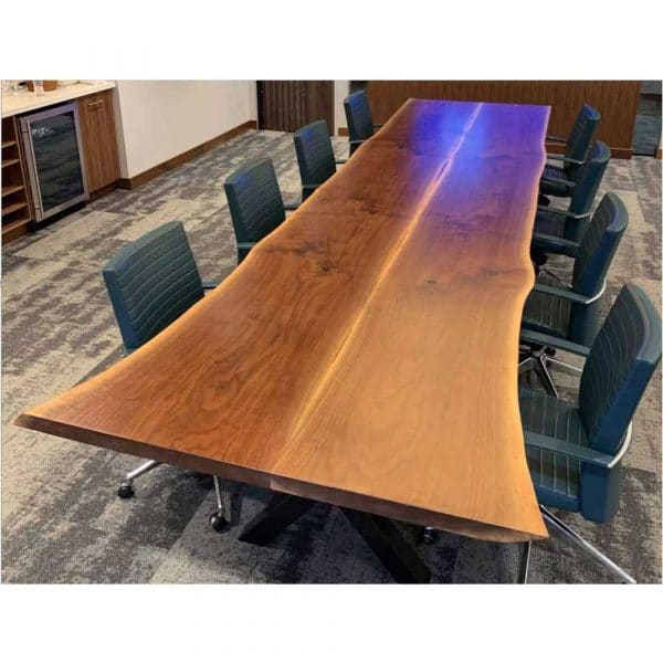 Kütük Toplantı Masası Ceviz Ağacı – 3001
